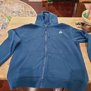 Mens Reebok Hoodie Ocean Blue XL